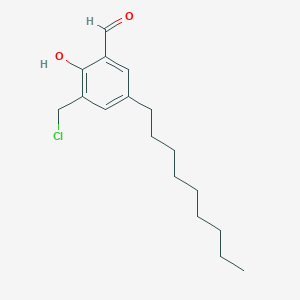 3-(Chloromethyl)-2-hydroxy-5-nonylbenzaldehyde