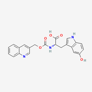 5-Hydroxy-N-{[(quinolin-3-yl)methoxy]carbonyl}-L-tryptophan