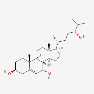 molecular formula C27H46O3 B1261367 (24R)-7α,24-二羟基胆固醇 