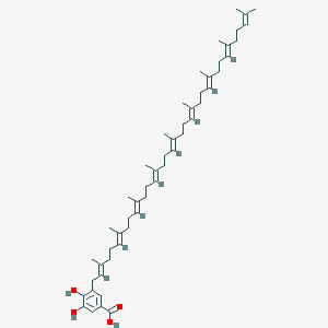 molecular formula C52H78O4 B1261387 3-Nonaprenyl-4,5-dihydroxybenzoic acid 