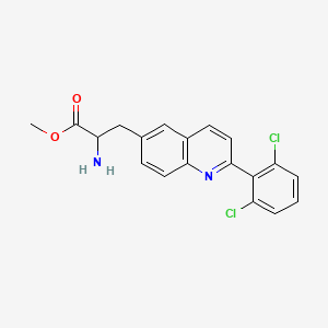 Methyl 3-[2-(2,6-dichlorophenyl)quinolin-6-yl]alaninate