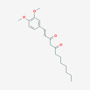 1-(3,4-Dimethoxyphenyl)dodec-1-ene-3,5-dione