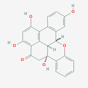 molecular formula C23H16O6 B1261402 ohioensin F 