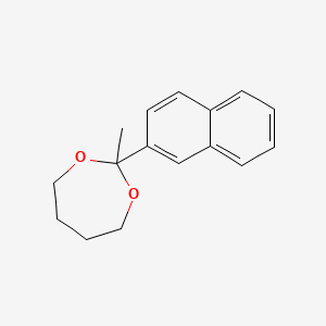 2-Methyl-2-(naphthalen-2-yl)-1,3-dioxepane