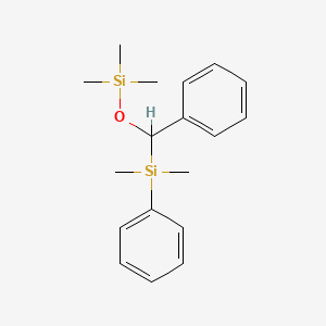 Dimethyl(phenyl){phenyl[(trimethylsilyl)oxy]methyl}silane