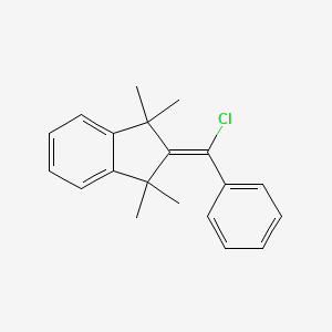 2-[Chloro(phenyl)methylidene]-1,1,3,3-tetramethyl-2,3-dihydro-1H-indene