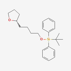 tert-Butyl{4-[(2S)-oxolan-2-yl]butoxy}diphenylsilane