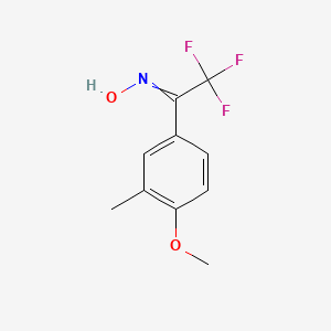 N-[2,2,2-Trifluoro-1-(4-methoxy-3-methylphenyl)ethylidene]hydroxylamine