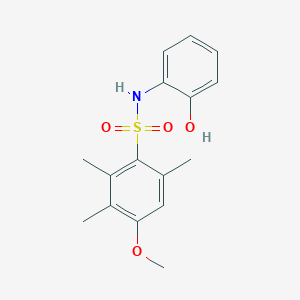 Benzenesulfonamide, N-(2-hydroxyphenyl)-4-methoxy-2,3,6-trimethyl-