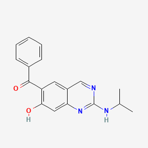 6-Benzoyl-2-[(propan-2-yl)amino]quinazolin-7(1H)-one