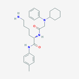 N-Cyclohexyl-N-phenylglycyl-N-(4-methylphenyl)-L-lysinamide