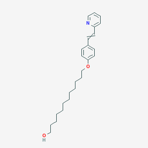 12-{4-[2-(Pyridin-2-YL)ethenyl]phenoxy}dodecan-1-OL