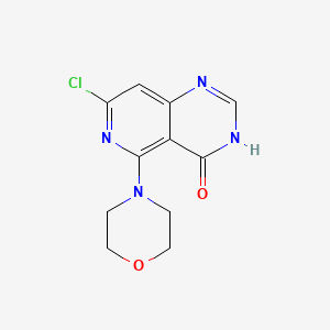 7-Chloro-5-(morpholin-4-yl)pyrido[4,3-d]pyrimidin-4(1H)-one