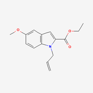 Ethyl 5-methoxy-1-(prop-2-en-1-yl)-1H-indole-2-carboxylate