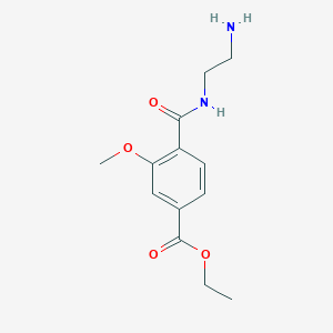 Ethyl 4-[(2-aminoethyl)carbamoyl]-3-methoxybenzoate