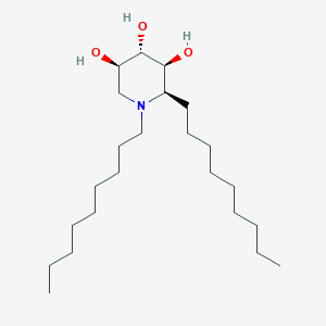 (2R,3S,4S,5R)-1,2-Dinonylpiperidine-3,4,5-triol