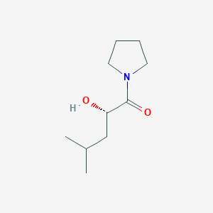 (2S)-2-Hydroxy-4-methyl-1-(pyrrolidin-1-yl)pentan-1-one