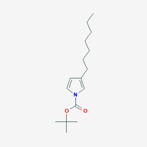 tert-Butyl 3-heptyl-1H-pyrrole-1-carboxylate