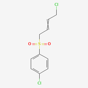 1-Chloro-4-(4-chlorobut-2-ene-1-sulfonyl)benzene