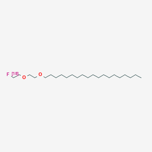 molecular formula C23H47FO2 B1261450 1-[18F]fluoro-3,6-dioxatetracosane 