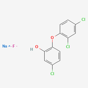 molecular formula C12H7Cl3FNaO2 B1261462 Colgate Total CAS No. 502764-70-7