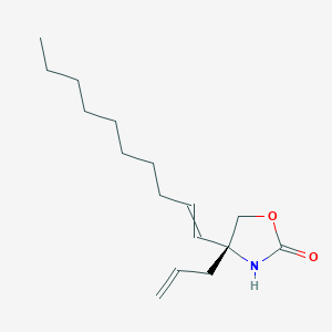 (4R)-4-(Dec-1-en-1-yl)-4-(prop-2-en-1-yl)-1,3-oxazolidin-2-one