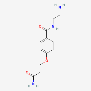 N-(2-Aminoethyl)-4-(3-amino-3-oxopropoxy)benzamide