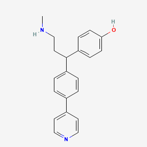 4-{3-(Methylamino)-1-[4-(pyridin-4-yl)phenyl]propyl}phenol