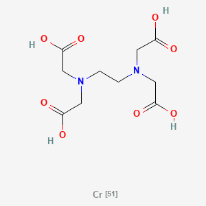 molecular formula C10H16CrN2O8 B1261471 Chromium Cr 51 edetate CAS No. 27849-89-4