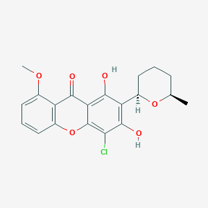 molecular formula C20H19ClO6 B1261484 Chaetoxanthone C 