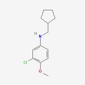 3-Chloro-N-(cyclopentylmethyl)-4-methoxyaniline