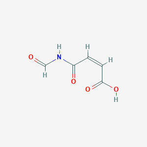 molecular formula C5H5NO4 B1261491 N-formylmaleamic acid 
