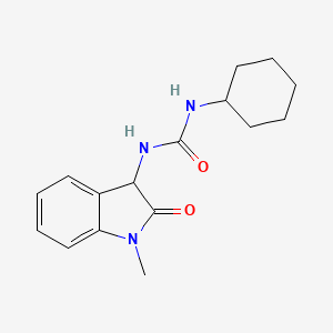 N-Cyclohexyl-N'-(1-methyl-2-oxo-2,3-dihydro-1H-indol-3-yl)urea