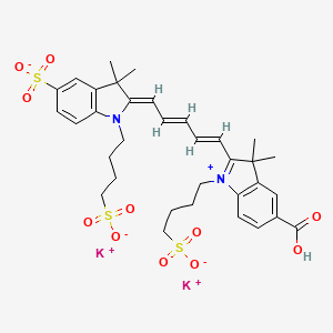molecular formula C34H40K2N2O11S3 B1261492 NIR-4 染料 