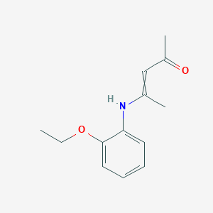 4-(2-Ethoxyanilino)pent-3-en-2-one