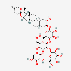 molecular formula C50H80O23 B1261494 Borivilianoside H 