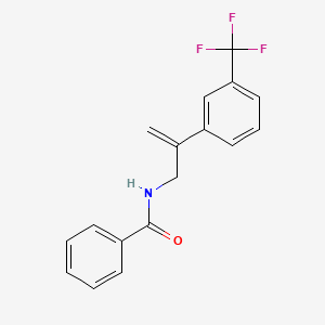 N-{2-[3-(trifluoromethyl)phenyl]prop-2-en-1-yl}benzamide