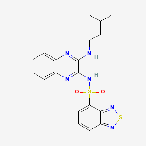 N-(3-(isopentylamino)quinoxalin-2-yl)benzo[c][1,2,5]thiadiazole-4-sulfonamide