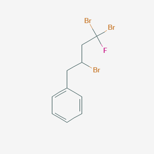 (2,4,4-Tribromo-4-fluorobutyl)benzene