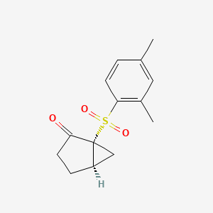 (1R,5R)-1-(2,4-Dimethylbenzene-1-sulfonyl)bicyclo[3.1.0]hexan-2-one