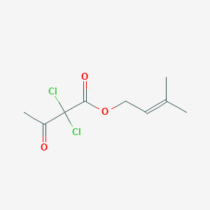 3-Methylbut-2-en-1-yl 2,2-dichloro-3-oxobutanoate