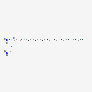 2-[(Octadecyloxy)methyl]pentane-1,5-diamine