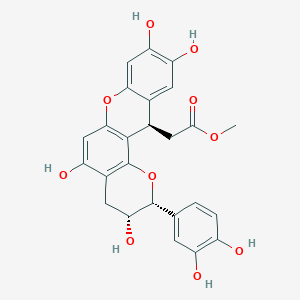 molecular formula C25H22O10 B1261502 catiguanin A 