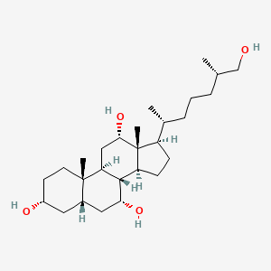 (25S)-5beta-cholestane-3alpha,7alpha,12alpha,26-tetrol