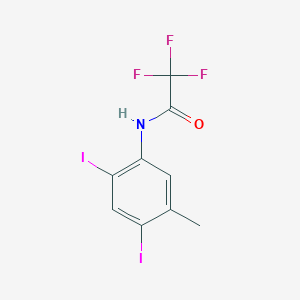 N-(2,4-Diiodo-5-methylphenyl)-2,2,2-trifluoroacetamide