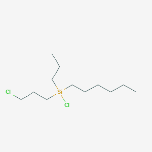 Chloro(3-chloropropyl)hexyl(propyl)silane