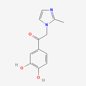 1-(3,4-Dihydroxyphenyl)-2-(2-methyl-1-imidazolyl)ethanone