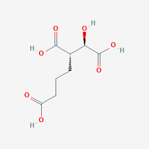 molecular formula C8H12O7 B1261542 (-)-Threo-isodihomocitric acid 
