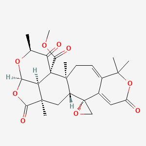 molecular formula C26H30O9 B1261560 berkeleyacetal B 