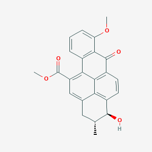 molecular formula C24H20O5 B1261573 Benzopyrenomycin 